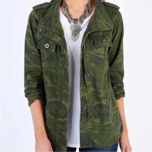 Kersh Jackets & Blazers - Kersh Camo Utility Jacket